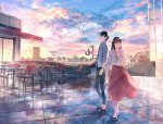 anime-couple-rooftop-transparent-umbrella-clouds-wallpaper-preview.jpg